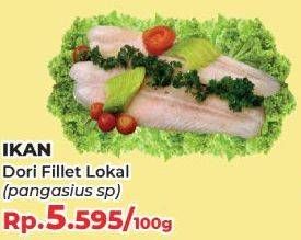 Promo Harga Fillet Dori Lokal per 100 gr - Yogya