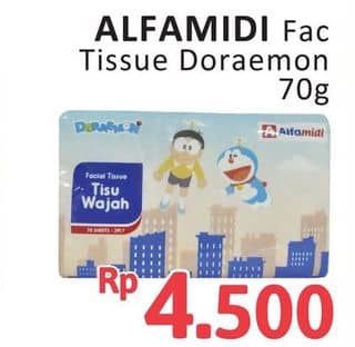 Promo Harga Alfamart Facial Tissue Doraemon 70 pcs - Alfamidi