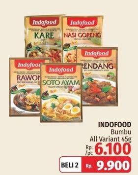 Promo Harga INDOFOOD Bumbu Instan All Variants 45 gr - LotteMart