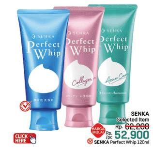Promo Harga Senka Perfect Whip Facial Foam 120 gr - LotteMart