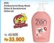 Promo Harga ZEN Anti Bacterial Body Wash Shiso Sandalwood 500 ml - Indomaret