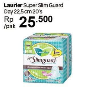 Promo Harga Laurier Super Slimguard Day 22.5cm 20 pcs - Carrefour
