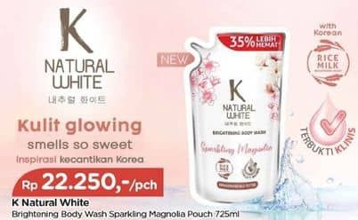 K Natural White Body Wash