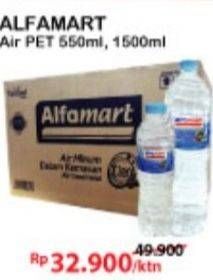 Promo Harga ALFAMART Air Mineral 550/1.500 mL  - Alfamart