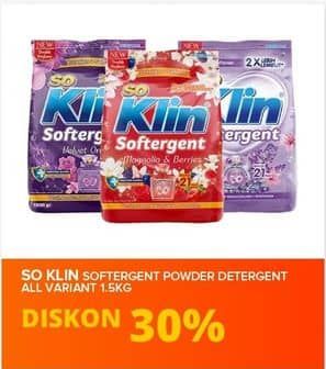 Promo Harga So Klin Softergent All Variants 1500 gr - Yogya