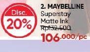 Promo Harga Maybelline Superstay Matte Ink Coffee Series  - Guardian