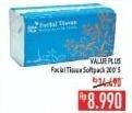 Promo Harga VALUE PLUS Facial Tissue Softpack 200 pcs - Hypermart