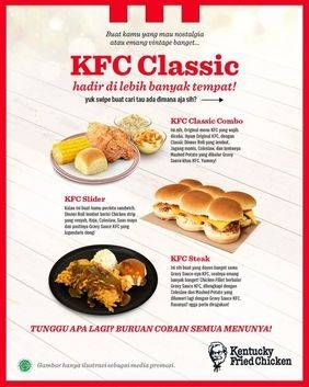 Promo Harga KFC Classic Combo  - KFC