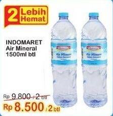 Promo Harga INDOMARET Air Mineral 1500 ml - Indomaret