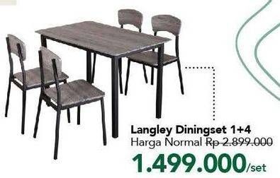 Promo Harga Langley Diningset  - Carrefour