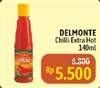 Promo Harga Del Monte Sauce Extra Hot Chilli 140 ml - Alfamidi