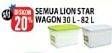 Promo Harga LION STAR Wagon Container  - Hypermart