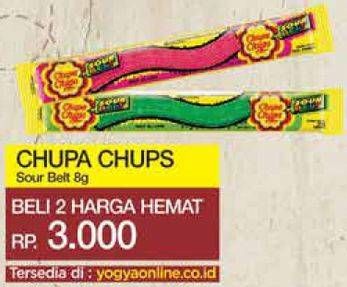 Promo Harga CHUPA CHUPS Sour Belt  - Yogya