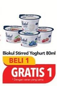 Promo Harga BIOKUL Set Yogurt 80 ml - Carrefour
