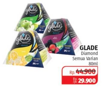 Promo Harga GLADE Diamond All Variants 80 ml - Lotte Grosir