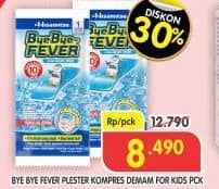 Promo Harga Hisamitsu Plester Kompres Demam Bye Bye Fever Anak 1 pcs - Superindo