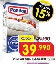 Promo Harga Pondan Whip Cream 150 gr - Superindo