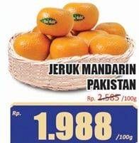 Promo Harga Jeruk Mandarin Pakistan per 100 gr - Hari Hari