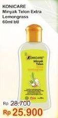Promo Harga KONICARE Minyak Telon Extra Lemongrass 60 ml - Indomaret