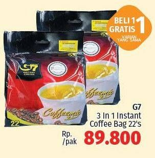 Promo Harga G7 Kopi Vietnam per 22 sachet - LotteMart