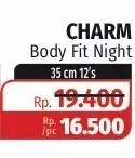 Promo Harga Charm Body Fit Night Gathers 35cm 12 pcs - Lotte Grosir