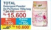 Promo Harga Total Detergent Powder de Perfumee 750 gr - Indomaret