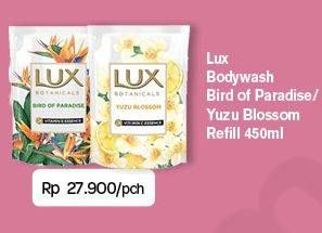 Promo Harga LUX Body Wash Birds Of Paradise, Yu Zu Blossom 450 ml - Carrefour