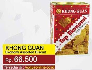 Promo Harga KHONG GUAN Top Biscuit Assortment Ekonomi  - Yogya