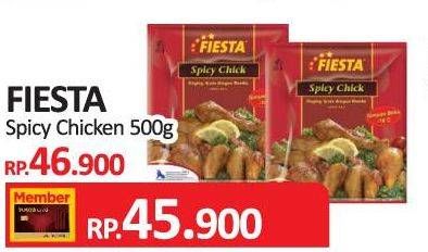 Promo Harga FIESTA Ayam Siap Masak Spicy Chick 500 gr - Yogya