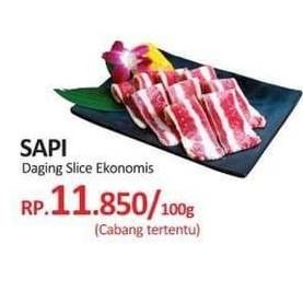 Promo Harga Daging Sapi Slice per 100 gr - Yogya