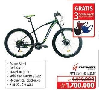 Promo Harga GENIO MTB M342  - Lotte Grosir