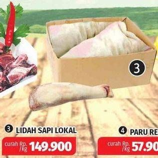 Promo Harga Lidah Sapi Lokal  - Lotte Grosir