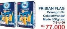 Promo Harga FRISIAN FLAG Primagro 3+ Cokelat, Madu, Vanilla 800 gr - Indomaret