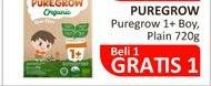 Promo Harga ARLA Puregrow Organic 1+ Boys 720 gr - Alfamidi