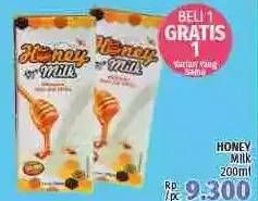 Promo Harga MADU NUSANTARA Honey Milk per 2 box 200 ml - LotteMart