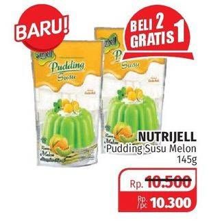 Promo Harga NUTRIJELL Pudding Susu Melon 145 gr - Lotte Grosir