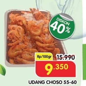 Promo Harga Udang Choso 55-60  - Superindo