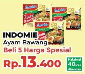 Promo Harga Indomie Mi Kuah Ayam Bawang 69 gr - Yogya