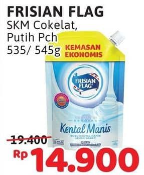 Promo Harga Frisian Flag Susu Kental Manis Cokelat, Putih 545 gr - Alfamidi
