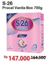 Promo Harga S26 Procal Susu Pertumbuhan Vanilla 700 gr - Alfamart