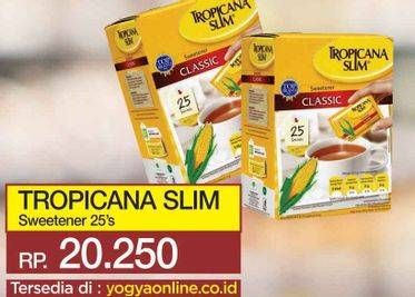 Promo Harga TROPICANA SLIM Sweetener 25 pcs - Yogya