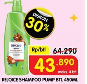 Promo Harga Rejoice Shampoo 450 ml - Superindo