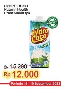 Promo Harga Hydro Coco Minuman Kelapa Original 500 ml - Indomaret
