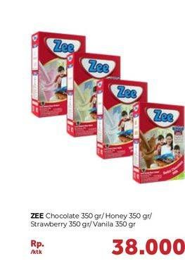 Promo Harga ZEE Susu Bubuk Swizz Chocolate, Honey, Strawberry, Vanilla Twist 350 gr - Carrefour