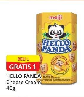 Promo Harga Meiji Hello Panda Biscuit Cheese Cream 45 gr - Alfamart