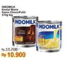 Promo Harga Indomilk Susu Kental Manis Plain, Cokelat 370 gr - Indomaret