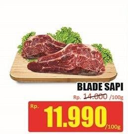 Promo Harga Daging Blade per 100 gr - Hari Hari