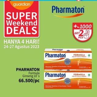 Promo Harga Pharmaton Formula Multivitamin Tablet 10 pcs - Guardian