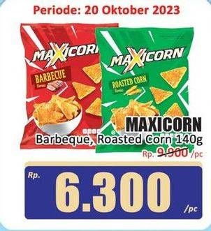 Promo Harga MAXICORN Snack Roasted Corn, Barbecue 150 gr - Hari Hari