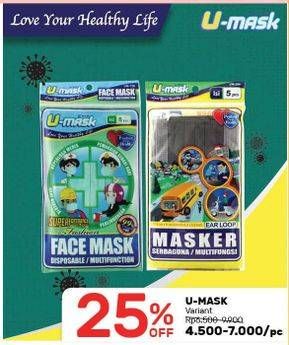Promo Harga FIT-U-MASK Masker All Variants  - Guardian